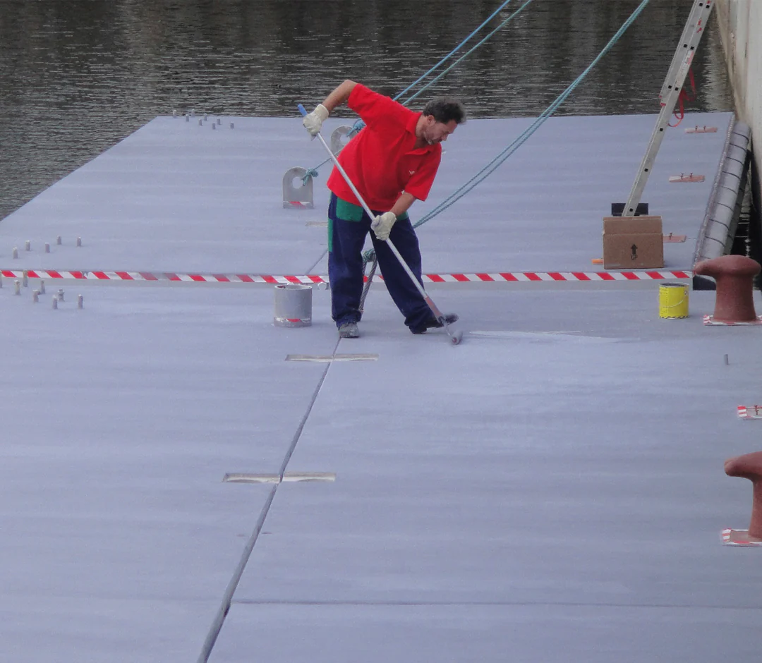 SUPER ACRYLIC Slip-Resistant Floor Coating with Integrated Grit (Water-Based) #97300