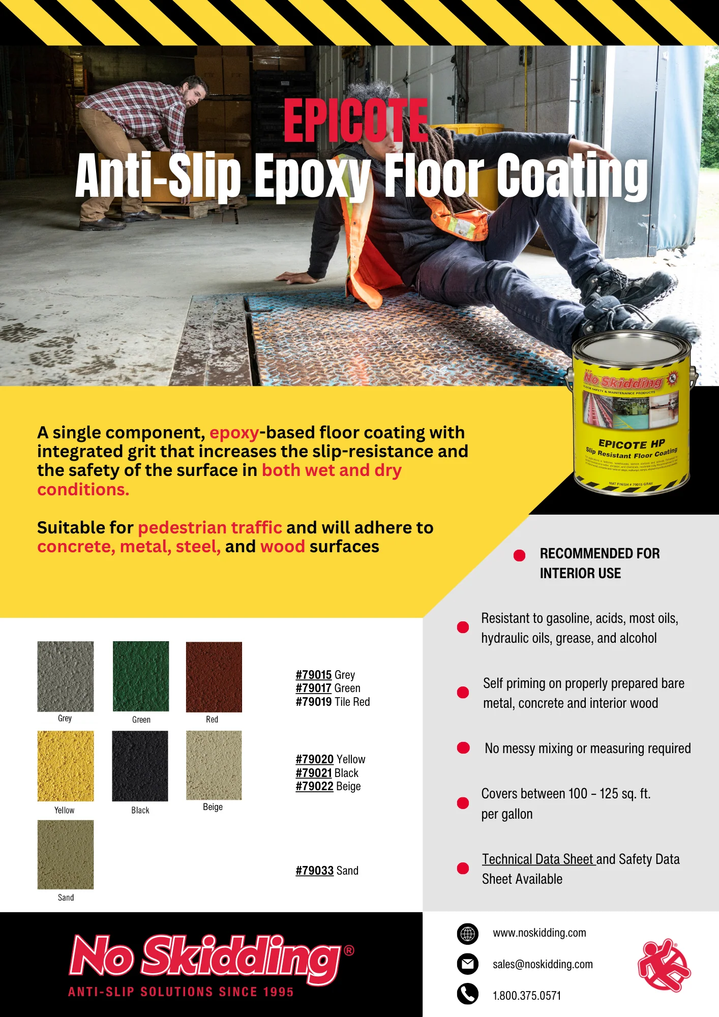 EPICOTE Slip-Resistant Coating with Integrated Grit #79000
